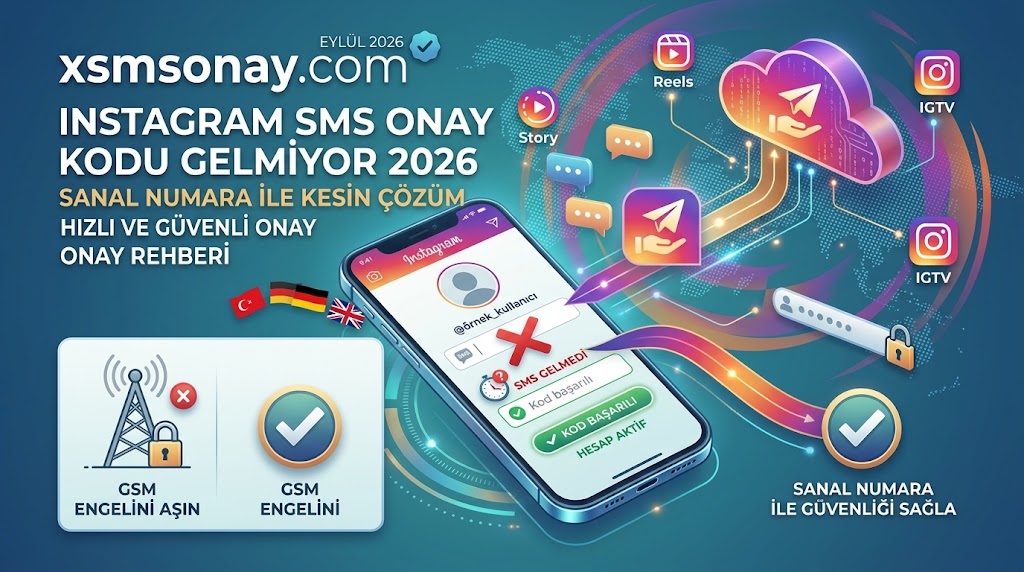 Instagram SMS Onay Kodu Gelmiyor 2026 | Kesin Çözüm