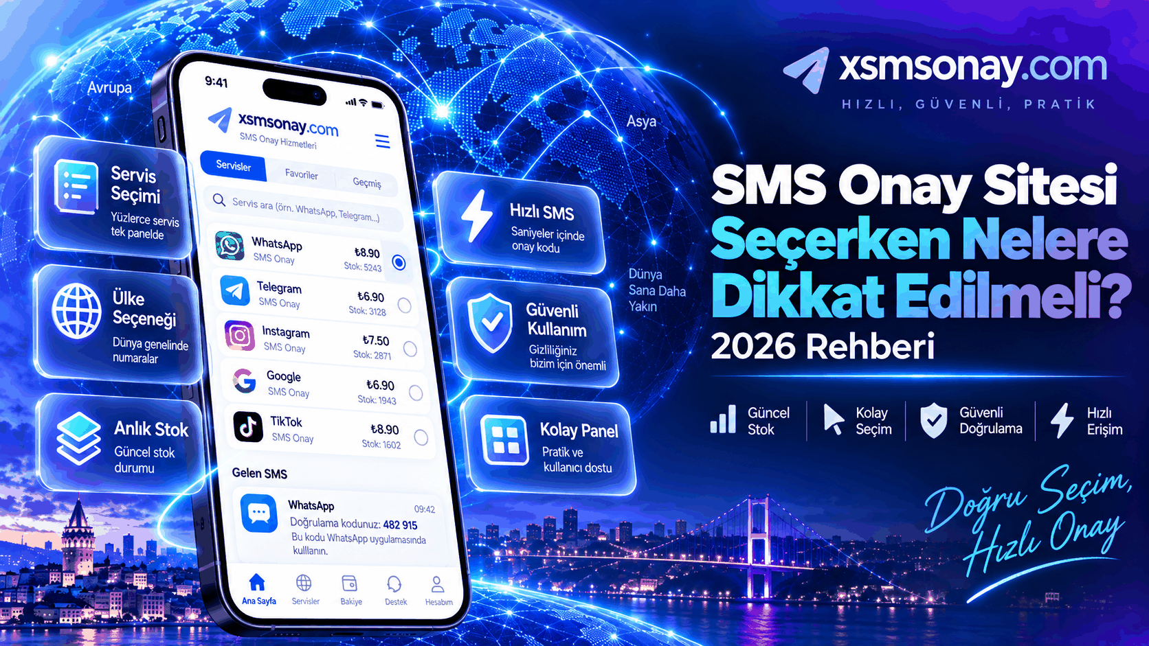 SMS Onay Sitesi Seçerken Nelere Dikkat Edilmeli? 2026 Rehberi