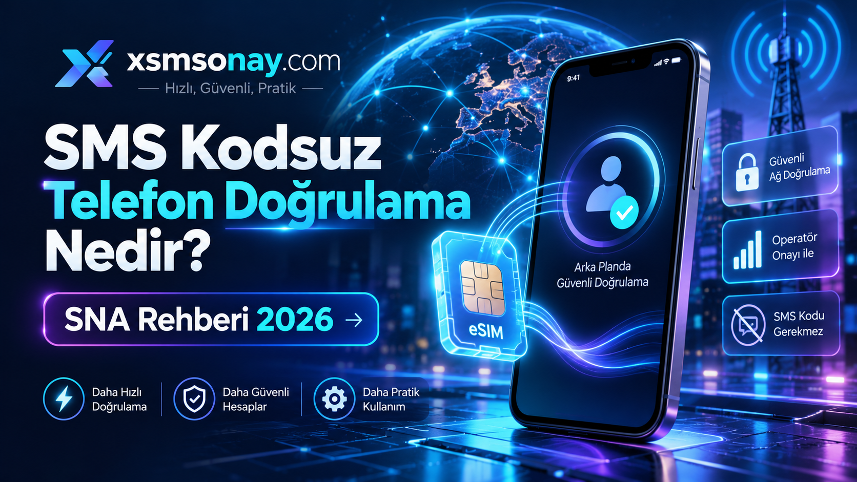 SMS Kodsuz Doğrulama ve SNA Nedir? 2026 | XSMSONAY
